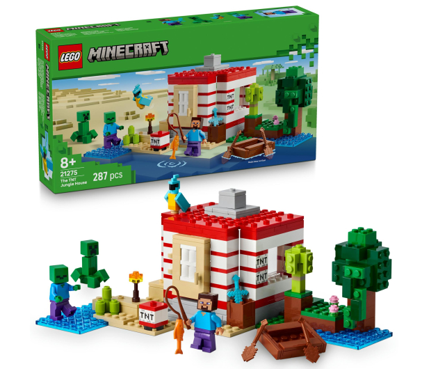 LEGO Minecraft 21275 Dom tnt w dżungli - 1331611 - zdjęcie 2